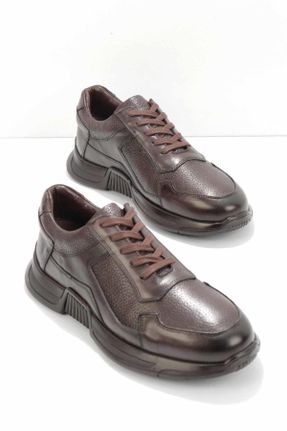 کفش کژوال قهوه ای مردانه پاشنه کوتاه ( 4 - 1 cm ) پاشنه ساده کد 752653245