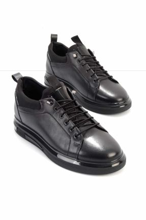 کفش کژوال مشکی مردانه پاشنه کوتاه ( 4 - 1 cm ) پاشنه ساده کد 778219535