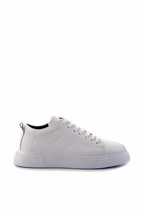 کفش کژوال سفید مردانه پاشنه کوتاه ( 4 - 1 cm ) پاشنه ساده کد 809546025