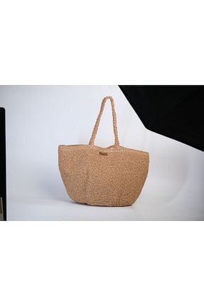 کیف دوشی خاکی زنانه حصیر Nacosia - کد 837643531