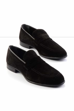 کفش لوفر مشکی مردانه پاشنه کوتاه ( 4 - 1 cm ) کد 815425115
