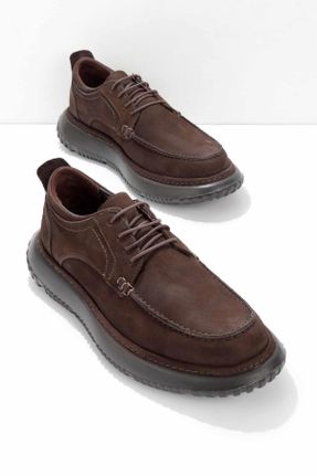 کفش کژوال قهوه ای مردانه پاشنه کوتاه ( 4 - 1 cm ) پاشنه ساده کد 411392088