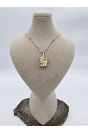 گردنبند جواهر زرد زنانه سنگ NBS Beautiful Naturel Stones - کد 838117513