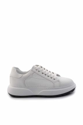کفش کژوال سفید مردانه پاشنه کوتاه ( 4 - 1 cm ) پاشنه ساده کد 829567161