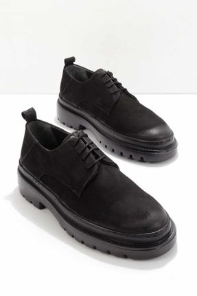 کفش آکسفورد مشکی مردانه پاشنه کوتاه ( 4 - 1 cm ) کد 757424928