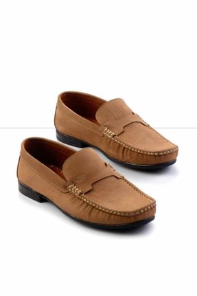 کفش لوفر قهوه ای مردانه پاشنه کوتاه ( 4 - 1 cm ) کد 815425339