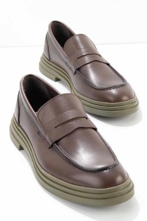 کفش کژوال قهوه ای مردانه پاشنه کوتاه ( 4 - 1 cm ) پاشنه ساده کد 359342144