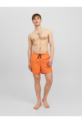 شلوارک و برمودا نارنجی مردانه اسلیم فیت Jack & Jones - کد 707711417