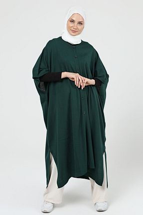 پانچو حجاب سبز زنانه اکریلیک ilmek - کد 341472971