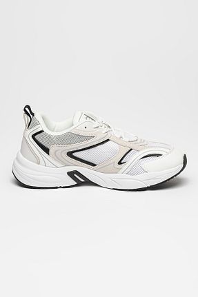 کفش اسنیکر سفید مردانه چرم اصل Calvin Klein - کد 829460864