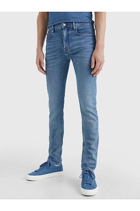 شلوار جین مشکی مردانه پاچه تنگ Tommy Hilfiger - کد 740901374