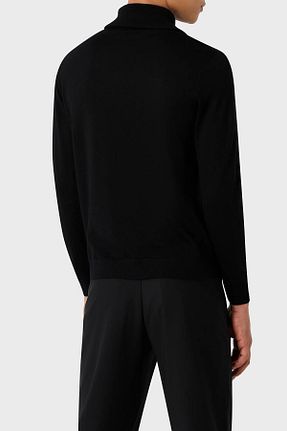پلیور مشکی مردانه ساده Emporio Armani - کد 764169839