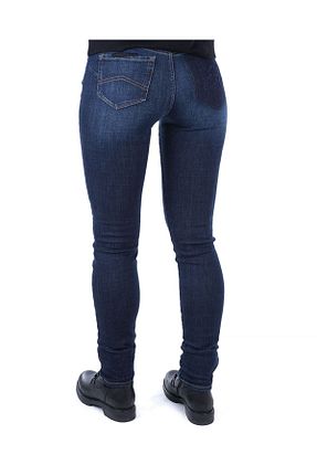 شلوار آبی زنانه پنبه - پلی استر - الاستین Emporio Armani - کد 691660729