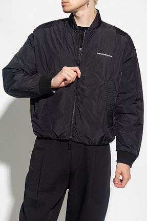 کاپشن مشکی مردانه Relaxed Emporio Armani - کد 765621572