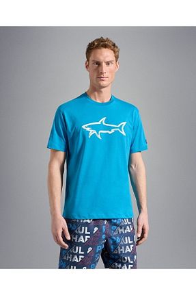 تیشرت آبی مردانه رگولار Paul&Shark - کد 679916401