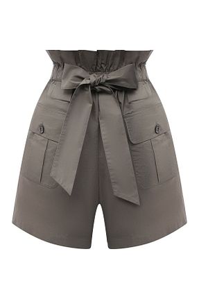 شلوارک و برمودا بژ زنانه رگولار Emporio Armani - کد 670246902
