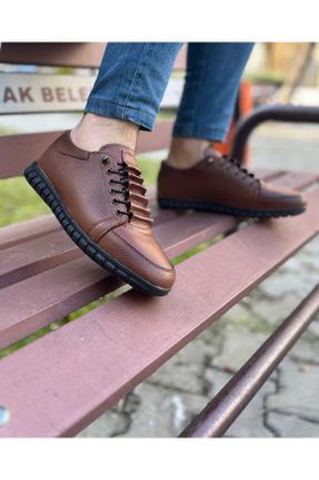 کفش کژوال قهوه ای مردانه پاشنه کوتاه ( 4 - 1 cm ) پاشنه ساده کد 638049191