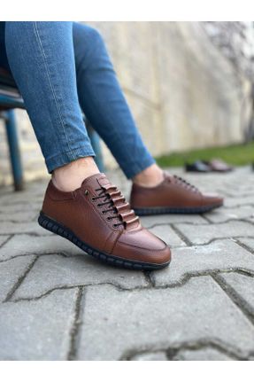 کفش کژوال قهوه ای مردانه پاشنه کوتاه ( 4 - 1 cm ) پاشنه ساده کد 638049191