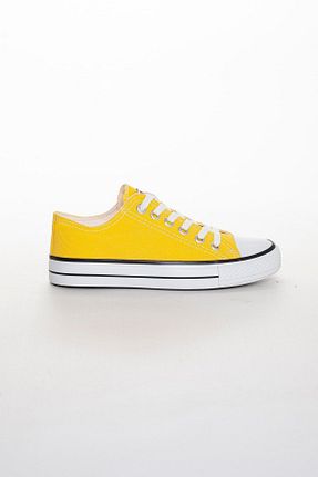 کفش اسنیکر زرد زنانه بند دار Odal Shoes - کد 77945840
