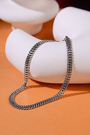 دستبند نقره مشکی مردانه 925 عیار Ebrar Silver - کد 818191585
