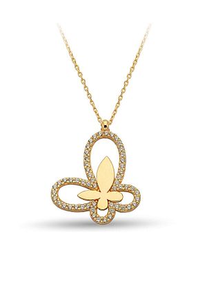 گردنبند طلا زرد زنانه 8 عیار Çgk Çiğdem Gürel Kuyumculuk - کد 43914179