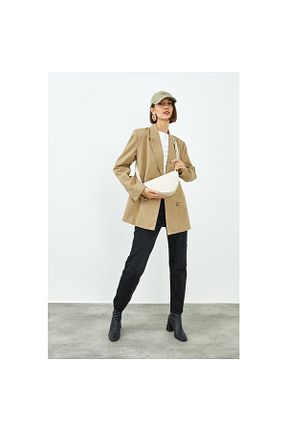 کیف دوشی بژ زنانه چرم مصنوعی UCCELLO - کد 838202519