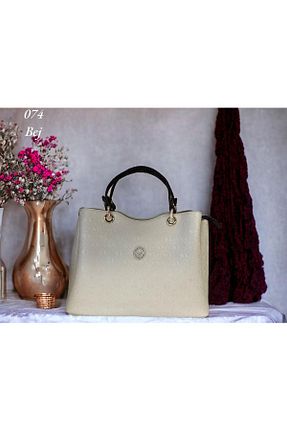 کیف دستی بژ زنانه ابعاد بزرگ Valentino Orlandi - کد 838210059