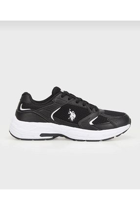 کفش اسنیکر مشکی زنانه بند دار U.S. Polo Assn. - کد 838193079