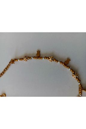 خلخال جواهری طلائی زنانه منجوق کد 838228428