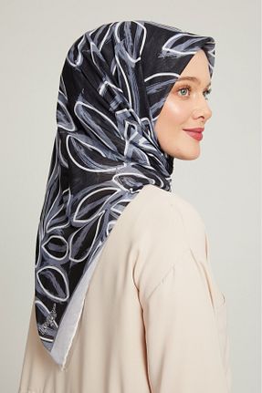 روسری مشکی پنبه ای Levidor - کد 838224084