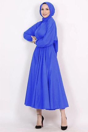 لباس حجاب سرمه ای زنانه رگولار Genel Markalar - کد 727742031