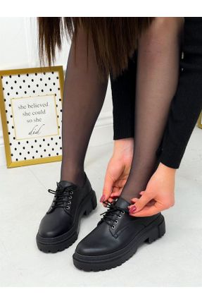 کفش لوفر مشکی زنانه جیر پاشنه کوتاه ( 4 - 1 cm ) کد 457097901