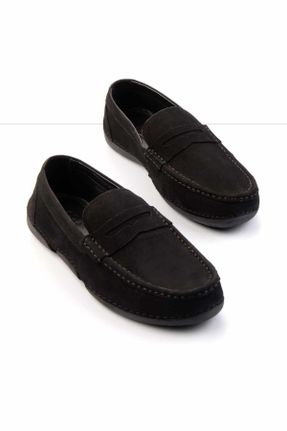 کفش لوفر مشکی مردانه پاشنه کوتاه ( 4 - 1 cm ) کد 833414600
