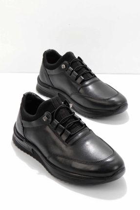 کفش کژوال مشکی مردانه پاشنه کوتاه ( 4 - 1 cm ) پاشنه ساده کد 752675441