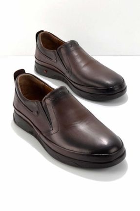 کفش کژوال قهوه ای مردانه پاشنه کوتاه ( 4 - 1 cm ) پاشنه ساده کد 747998865