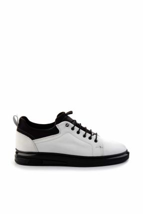کفش کژوال سفید مردانه پاشنه کوتاه ( 4 - 1 cm ) پاشنه ساده کد 828896211