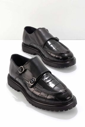 کفش کلاسیک مشکی مردانه پاشنه کوتاه ( 4 - 1 cm ) کد 748246545