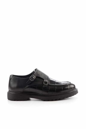کفش کلاسیک مشکی مردانه پاشنه کوتاه ( 4 - 1 cm ) کد 748246545