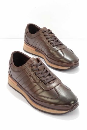 کفش کژوال قهوه ای مردانه پاشنه کوتاه ( 4 - 1 cm ) پاشنه ساده کد 747999934