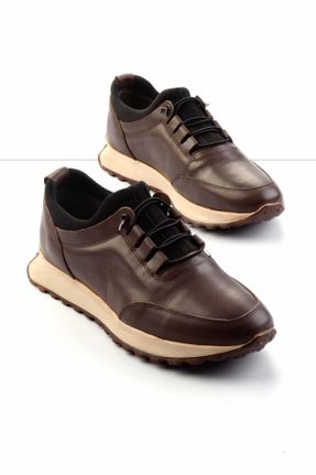کفش کژوال قهوه ای مردانه پاشنه کوتاه ( 4 - 1 cm ) پاشنه ساده کد 815423541