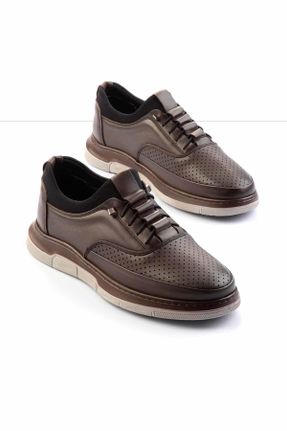 کفش کژوال قهوه ای مردانه پاشنه کوتاه ( 4 - 1 cm ) پاشنه ساده کد 808440128