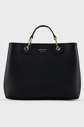 کیف دوشی مشکی زنانه چرم مصنوعی Emporio Armani - کد 646694532