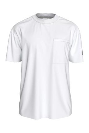 تی شرت سفید مردانه اورسایز کد 813217650