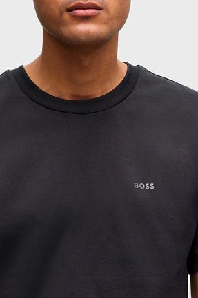 تیشرت مشکی مردانه رگولار BOSS - کد 798230619