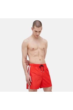 شلوارک ساحلی قرمز مردانه پلی استر Calvin Klein - کد 741731350