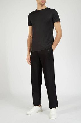 تیشرت مشکی مردانه اسلیم فیت Emporio Armani - کد 748871245