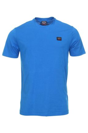 تی شرت آبی مردانه یقه گرد کد 661821385