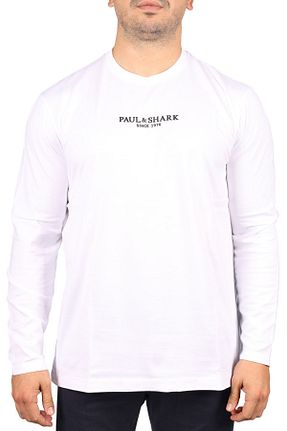 تیشرت سفید مردانه رگولار Paul&Shark - کد 755076133