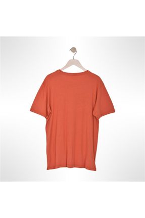 تی شرت نارنجی مردانه سایز بزرگ کد 805383718