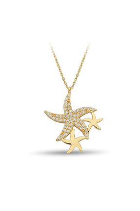 گردنبند طلا زرد زنانه 8 عیار Çgk Çiğdem Gürel Kuyumculuk - کد 44161340